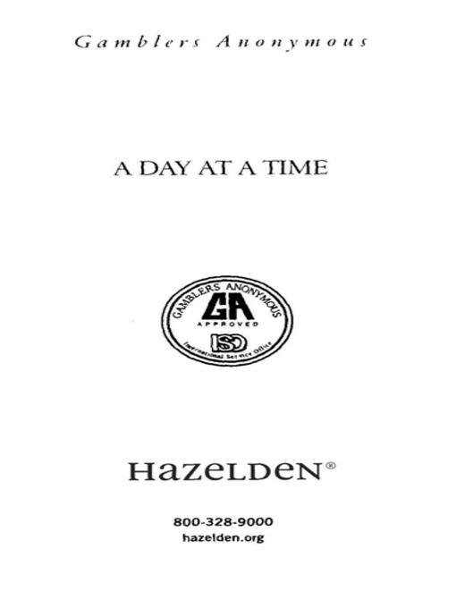 A Day at a Time (eBook): Gamblers Anonymous